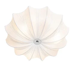 Kinder QAZQA Kinderzimmerlampen|Deckenleuchten*Japandi Deckenleuchte Weiß Seide 52cm 3-flammig - Plu