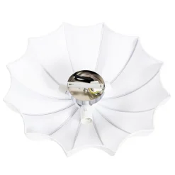 Kinder QAZQA Kinderzimmerlampen|Deckenleuchten*Japandi Deckenleuchte Weiß Seide 52cm 3-flammig - Plu