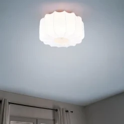 Trio Leuchten Deckenleuchten|Wohnzimmerlampen*Japandi Deckenleuchte Weiß 40cm - Madleine