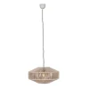 Trio Leuchten Pendelleuchten|Wohnzimmerlampen*Japandi hanglamp bruin touw 46cm - Svea