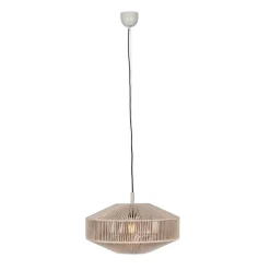 Trio Leuchten Pendelleuchten|Wohnzimmerlampen*Japandi hanglamp bruin touw 46cm - Svea