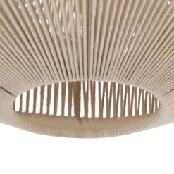 Trio Leuchten Pendelleuchten|Wohnzimmerlampen*Japandi hanglamp bruin touw 46cm - Svea