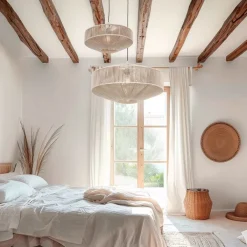 Trio Leuchten Pendelleuchten|Wohnzimmerlampen*Japandi Hängelampe braunes Seil 61cm - Svea