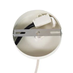 QAZQA Schlafzimmerlampen|Küchenlampen*Japandi Hängelampe Creme mit Leinenschirm - Aisha