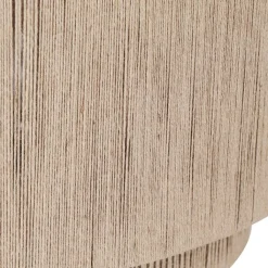 Trio Leuchten Schlafzimmerlampen|Küchenlampen*Japandi Hängelampe schwarz mit braunem Seil 60cm - Smilla