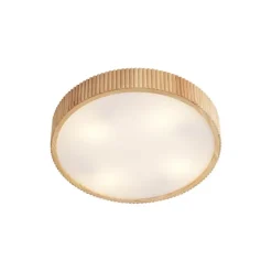 QAZQA Deckenleuchten|Esszimmerlampen*Japandi plafondlamp hout 60cm 5-lichts - Lyra