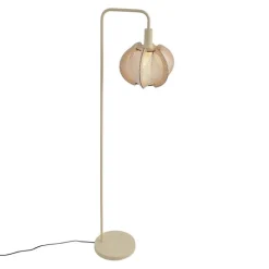 QAZQA Stehlampen|Wohnzimmerlampen*Japandi Stehleuchte Beige mit Schirm - Gertie