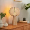 QAZQA Tischlampen|Wohnzimmerlampen*Japandi Tischleuchte Beige 45cm - Gertie