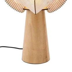 QAZQA Tischlampen|Wohnzimmerlampen*Japandi Tischleuchte Beige 45cm - Gertie
