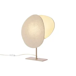 QAZQA Tischlampen*Japandi Tischleuchte Beige - Organica