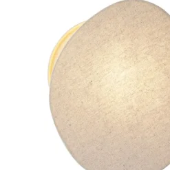 QAZQA Tischlampen*Japandi Tischleuchte Beige - Organica