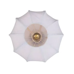 QAZQA Tischlampen|Wohnzimmerlampen*Japandi Tischleuchte schwarz mit weißem Schirm - Nori