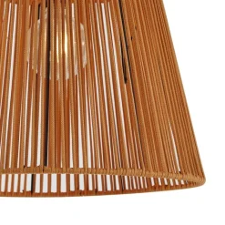 QAZQA Gartenbeleuchtung|Deckenleuchten Außen*Japandi-Deckenleuchte für den Außenbereich mit orangefarbenem Seil IP54 - Jayla