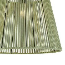 QAZQA Gartenbeleuchtung|Deckenleuchten Außen*Japandi-Deckenleuchte für den Außenbereich mit grünem Seil IP54 - Jayla