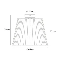 QAZQA Gartenbeleuchtung|Deckenleuchten Außen*Japandi-Deckenleuchte für den Außenbereich mit grünem Seil IP54 - Jayla