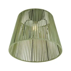 QAZQA Gartenbeleuchtung|Deckenleuchten Außen*Japandi-Deckenleuchte für den Außenbereich mit grünem Seil IP54 - Jayla