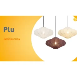 QAZQA Schlafzimmerlampen|Küchenlampen*Japandi-Hängelampe Beige mit Stoffschirm 50cm - Plu