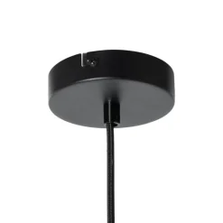 Kinder QAZQA Kinderzimmerlampen|Pendelleuchten*Japandi-Pendelleuchte Weiß Seide 30cm - Plu