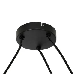 Kinder QAZQA Kinderzimmerlampen|Pendelleuchten*Japandi-Pendelleuchte weiß 50 cm 3-flammig - Plu