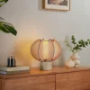 QAZQA Tischlampen|Wohnzimmerlampen*Japandi-Tischleuchte Beige 32cm - Gertie