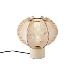 QAZQA Tischlampen|Wohnzimmerlampen*Japandi-Tischleuchte Beige 32cm - Gertie
