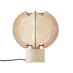 QAZQA Tischlampen|Wohnzimmerlampen*Japandi-Tischleuchte Beige 32cm - Gertie
