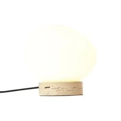 QAZQA Tischlampen|Wohnzimmerlampen*Japandi-Tischleuchte Beige mit Opalglas - Sally