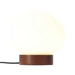 QAZQA Tischlampen|Wohnzimmerlampen*Japandi-Tischleuchte Holz mit Opalglas - Sally