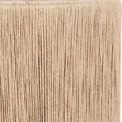 Trio Leuchten Tischlampen|Wohnzimmerlampen*Japandi-Tischleuchte schwarz mit braunem Seil - Smilla