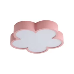 Kinder QAZQA Kinderzimmerlampen|Deckenleuchten*Kinder Deckenleuchte Rosa und Weiß - Lucille