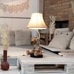 Kinder Happy Lamps Kinderzimmerlampen|Led-Tischleuchten*Kinder Tischleuchte Bär Braun inkl. LED - Charles