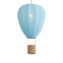 Kinder QAZQA Kinderzimmerlampen|Pendelleuchten*Kinder-Pendelleuchte Blau Heißluftballon - Air Balloon