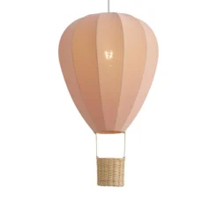 Kinder QAZQA Kinderzimmerlampen|Pendelleuchten*Kinder-Pendelleuchte Rosa Heißluftballon - Air Balloon