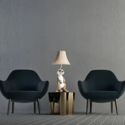 Kinder Happy Lamps Kinderzimmerlampen|Led-Tischleuchten*Kinder-Tischleuchte Erdmännchen beige - Eddie