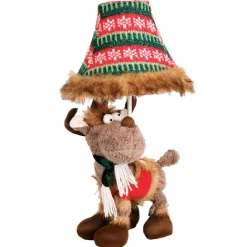 Kinder Happy Lamps Kinderzimmerlampen|Led-Tischleuchten*Kinder-Tischleuchte Rentier Braun inkl. LED - Rudi