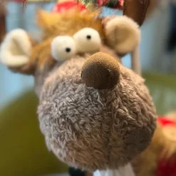 Kinder Happy Lamps Kinderzimmerlampen|Led-Tischleuchten*Kinder-Tischleuchte Rentier Braun inkl. LED - Rudi