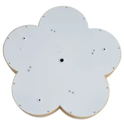 Kinder QAZQA Kinderzimmerlampen|Deckenleuchten*Kinderzimmer-Deckenleuchte Holz mit Weiß - Lucille