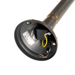 QAZQA Gartenbeleuchtung|Laternen Außen*Klassische Außenlaterne Antikgold 125 cm IP44 - Daphne