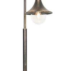 QAZQA Gartenbeleuchtung|Laternen Außen*Klassische Außenlaterne Antikgold 125 cm IP44 - Daphne