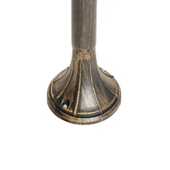 QAZQA Gartenbeleuchtung|Laternen Außen*Klassische Außenlaterne Antikgold 125 cm IP44 - Daphne