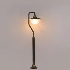 QAZQA Gartenbeleuchtung|Laternen Außen*Klassische Außenlaterne Antikgold 100 cm IP44 - Brügge