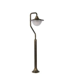 QAZQA Gartenbeleuchtung|Laternen Außen*Klassische Außenlaterne Antikgold 100 cm IP44 - Brügge