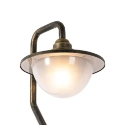 QAZQA Gartenbeleuchtung|Laternen Außen*Klassische Außenlaterne Antikgold 100 cm IP44 - Brügge