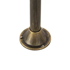 QAZQA Gartenbeleuchtung|Laternen Außen*Klassische Außenlaterne Antikgold 100 cm IP44 - Brügge