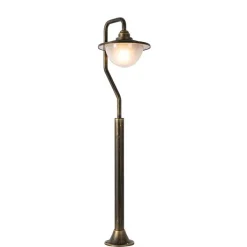 QAZQA Gartenbeleuchtung|Laternen Außen*Klassische Außenlaterne Antikgold 100 cm IP44 - Brügge