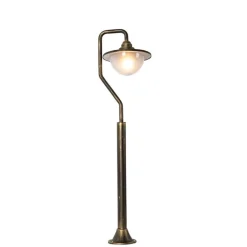 QAZQA Gartenbeleuchtung|Laternen Außen*Klassische Außenlaterne Antikgold 100 cm IP44 - Brügge