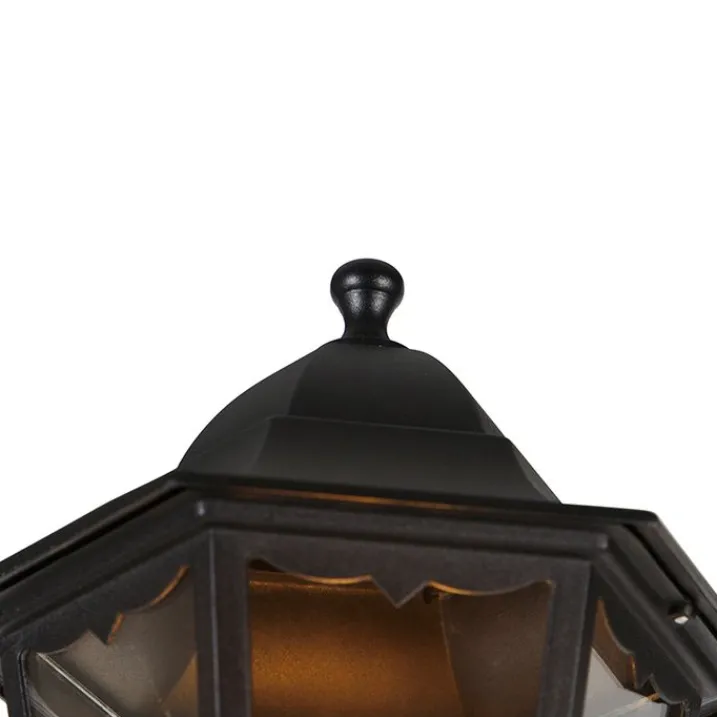 QAZQA Gartenbeleuchtung|Laternen Außen*Klassische Außenlaterne schwarz 200 cm IP44 - Havanna