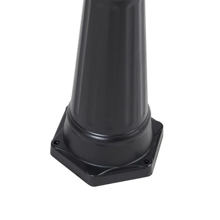 QAZQA Gartenbeleuchtung|Laternen Außen*Klassische Außenlaterne schwarz 200 cm IP44 - Havanna