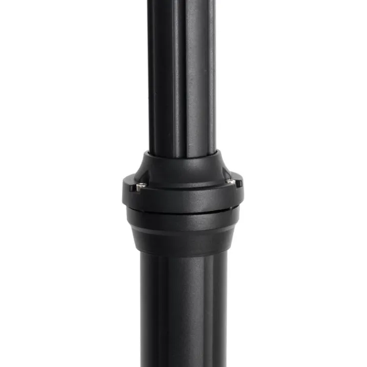 QAZQA Gartenbeleuchtung|Laternen Außen*Klassische Außenlaterne schwarz 235 cm 3-Licht IP44 - Berta