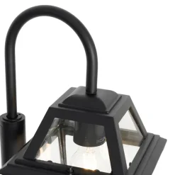 QAZQA Gartenbeleuchtung|Laternen Außen*Klassische Außenlaterne schwarz 135 cm IP44 - Berta